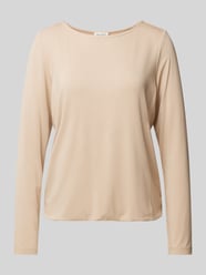 Regular Fit Langarmshirt aus Viskose von Marc O'Polo Beige - 28