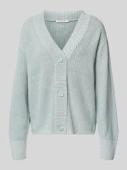 Regular fit gebreid jack van katoenmix van Tom Tailor Denim - 6