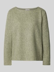 Regular fit sweatshirt van onderhoudsarme polyestervezels van Tom Tailor Groen - 3