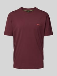 T-Shirt mit Label-Print von BOSS Green Bordeaux - 22