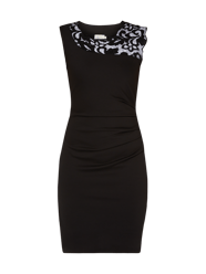 Kleid mit Drapierung und gelegten Falten  von Kaffe Schwarz - 2