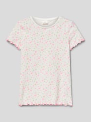 T-Shirt mit Allover-Print von s.Oliver RED LABEL Weiß - 12