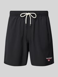 Relaxed Fit Badeshorts mit Label-Stitching Modell 'TRAVLER' von Polo Sport - 9