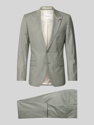 Slim Fit Anzug aus Schurwoll-Mix mit 2-Knopf-Sakko von ROY ROBSON - 12