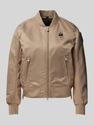 Bomberjacke mit Reißverschlusstaschen Modell 'LAURIE' von Blauer Usa Beige - 28