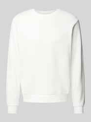 Sweatshirt mit Rundhalsausschnitt Modell 'BRADLEY' von Jack & Jones Weiß - 43