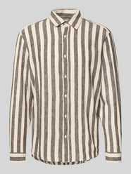 Tailored Fit Leinenhemd mit Kentkragen von MCNEAL - 1