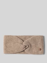 Kasjmier hoofdband met labelapplicatie van Fraas Beige - 37