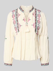 Tunikabluse mit Motiv-Stitching Modell 'TILT' von ba&sh Beige - 30