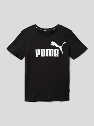 T-shirt z nadrukiem z logo model ‘ESS Logo Tee B’ od Puma - 26