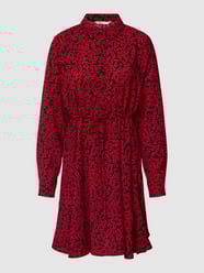 Blousejurk met all-over motief, model 'CECILIA' van Only Rood - 18