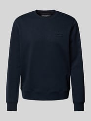 Regular Fit Sweatshirt aus Bio-Baumwolle von Marc O'Polo Blau - 41