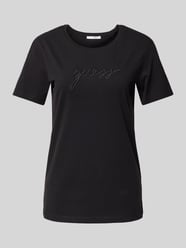 T-Shirt mit Label-Stitching Modell 'LUCIA' von Guess - 10