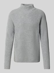 Strickpullover aus Schurwoll-Alpaka-Mix mit Stehbund von MAERZ Muenchen - 21