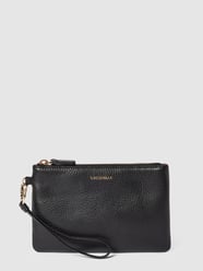 Kosmetiktasche mit Label-Detail Modell 'NEW BEST METALLIC SOFT' von Coccinelle Schwarz - 14