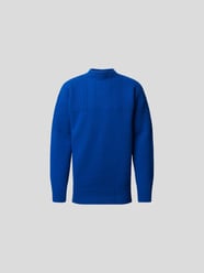Pullover mit Zopfmuster von Maison Margiela Blau - 11