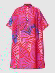 Knielanges Kleid aus Viskose mit Allover-Print von Yippie Hippie Pink - 7