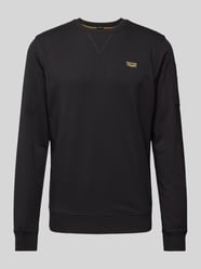 Sweatshirt mit Label-Detail von PME Legend Schwarz - 40