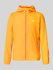 Regular Fit Trainingsjacke mit Logo-Print Modell 'Core' von ASICS Orange - 48