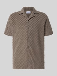 Regular Fit Freizeithemd mit Reverskragen von Lindbergh Beige - 5