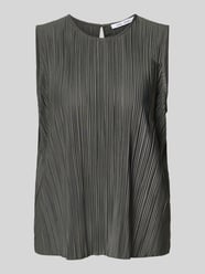 Regular Fit Blusentop mit Plisseefalten Modell 'SAUMA' von Samsøe Samsøe Beige - 34