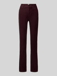 tapered fit corduroy broek van katoenmix model 'MILEY' van Brax - 11