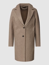 Mantel mit Reverskragen Modell 'ONLCARRIE BONDED COAT' von Only Beige - 8