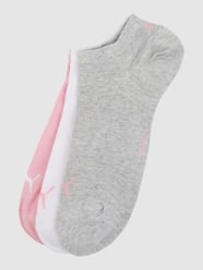 Sneakersocken mit Label-Details im 3er-Pack von Puma Grau / Schwarz - 16