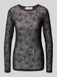 Longsleeve aus Mesh Modell 'Rose' von MOS MOSH - 1