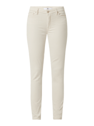 Super Skinny Fit Hose aus Samt von 7 For All Mankind Weiß - 26