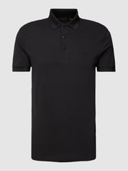 Poloshirt mit Label-Stitching Modell 'PADDY' von BOSS Green Schwarz - 14