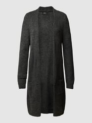 Cardigan met steekzakken, model 'JADE' van Only Grijs / zwart - 5