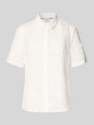 Regular Fit Bluse aus reiner Baumwolle mit Lochstickerei von Brax - 3