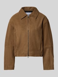 Lederjacke mit Zweiwege-Reißverschluss Modell 'SALERA' von YAS - 29