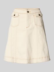 Knielanger Jeansrock mit Pattentaschen Modell 'Colette' von MOS MOSH - 23