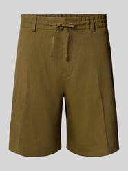 Regular Fit Leinenbermudas mit Eingrifftaschen Modell 'Peter' von BOSS - 8