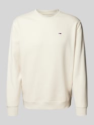 Regular Fit Sweatshirt mit Logo-Badge von Tommy Jeans Beige - 44