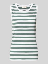 Top o kroju slim fit z okrągłym dekoltem model 'Effy' od FREE/QUENT - 25