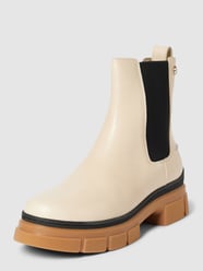 Chelsea Boots aus Leder Modell 'PREPPY' von Tommy Hilfiger Beige - 14