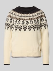 Sweter z wełny z norweskim wzorem model ‘SULA’ od Dale of Norway - 36