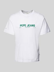 T-Shirt mit Label-Print von Pepe Jeans - 13