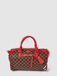 Duffle Bag mit Allover-Muster Modell 'RED SHARKS IN PARIS' von Sprayground Braun - 14