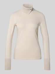 Shirt met lange mouwen en col van Marc Cain Beige - 22