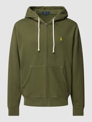 Sweatjacke mit Label-Stitching von Polo Ralph Lauren Grün - 7