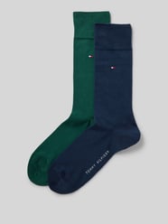 Socken mit Logo-Detail im 2er-Pack Modell 'CLASSIC SOCK' von Tommy Hilfiger Grün - 41