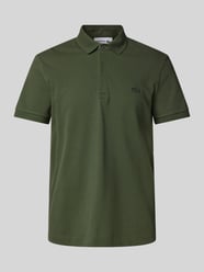 Poloshirt aus Viskose mit Label-Patch Modell 'PIQUE' von Lacoste Grün - 38