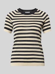 Regular Fit T-Shirt aus Viskose-Mix in Strick-Optik von Jake*s Collection - 31