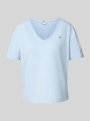 T-shirt o kroju regular fit z czystej bawełny od Tommy Hilfiger - 6