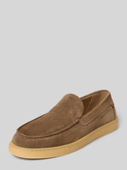 Loafer aus reinem Rindnubuk Modell 'KARO 6B' von Marc O'Polo Beige - 19