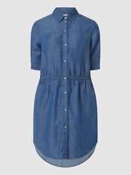 Blusenkleid aus Lyocell Modell 'Gloss' von Pepe Jeans Blau / Türkis - 36